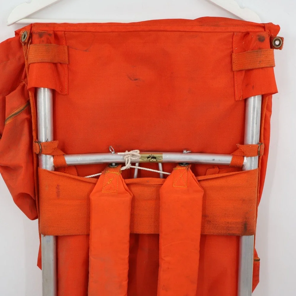 Comet American‎ Camper External Frame Backpack Unisex Large Orange Vintage Japan